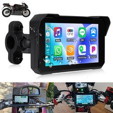 5" Waterproof Motorcycle Navigator Wireless CarPlay Android Auto Portable Screen