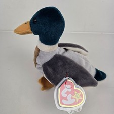 Ty Beanie Baby - JAKE the Mallard Drake Duck 1997 MINT with MINT TAGS