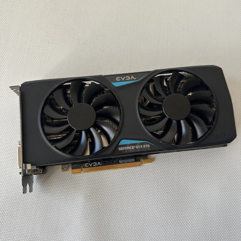 EVGA GTX 970 Superclocked+ ACX 2.0 4GB GDDR5 Graphics Card✅DP HDMI 2x DVI✅ - Image 2 of 4