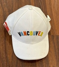 Vancouver Canada Hat Cap Strapback  White Adjustable Embroidered Adult Mens