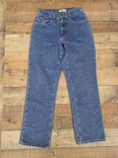 Vtg LL Bean Flannel Lined Jeans Womens Sz 4 Excellent Condition USA Made