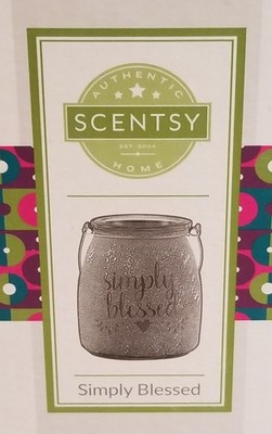 Retired & HTF SCENTSY ~ SIMPLY BLESSED ~ Full Size Wax Warmer NEW IN BOX 