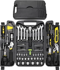 95 Piece Tool Set, Tool Kit, Mechanics Tool Set, Portable Toolbox