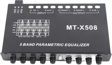 Equalizzatore Audio per Auto, 5 Bande Regolabili Sintonia Precisa Amplificatore 