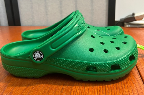 Crocs Classic Clog K Green ivy Size J4 206991-3WH - Picture 5 of 8