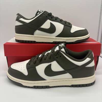 Nike Dunk Low Pale Ivory Cargo Khaki Green Sneakers HF5441-102 Mens Size NEW
