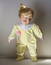 Limited Edition Porcelain Baby Doll "Honey" by Design Debut (NEW IN BOX)