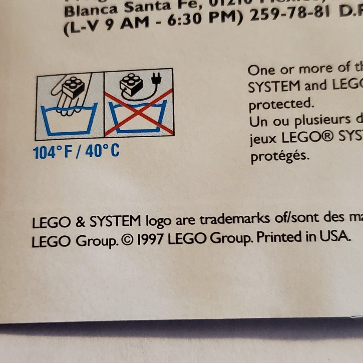 Vintage 1997 LEGO System Catalog Insert Aquazone Wild West Pirates