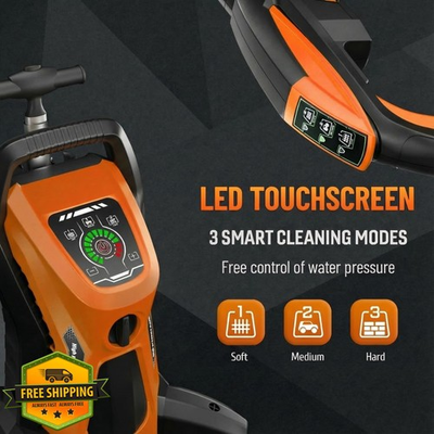 #ad #ad Pressure Washer TS8000 5000PSI Orange Smart Control 5 Nozzle Set $139.75