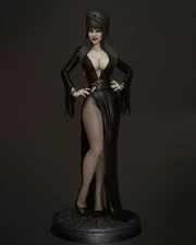 Elvira Mistress of the Dark Edition  1/6 UNPAINTED Resin Sculpture