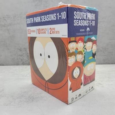 South Park Seasons 1-10 (DVD Box Set) 153 Episodes 10 Seasons