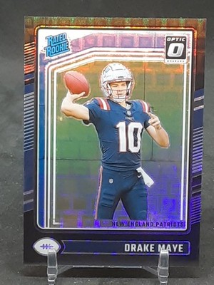 DRAKE MAYE 2024 OPTIC BLACK PANDORA ROOKIE #22/25 PATRIOTS QQ