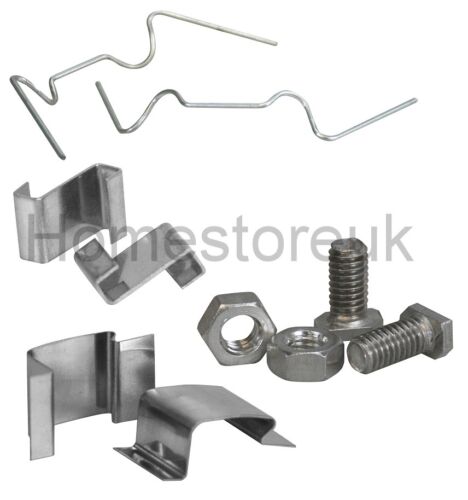 GREEN HOUSE ACCESSORIES METAL PANE G GLAZING CLIPS W WIRE Z OVER LAP SHAPE SPARE - Picture 1 of 7