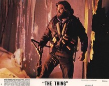 The Thing lobby cards - John Carpenter, Kurt Russell - mini set 8 x 10 inches