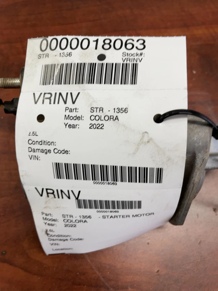 ✅ Motor de arranque Chevy Colorado 2022 OEM Foto 3 de 3