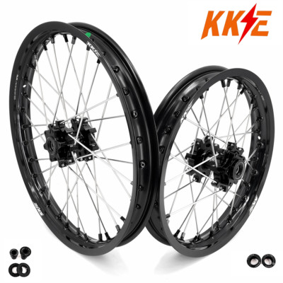 KKE 1.6*19/1.85*16 Spoked Wheels Rims Fit Talaria Sting MX5 CNC Black Hub E-moto