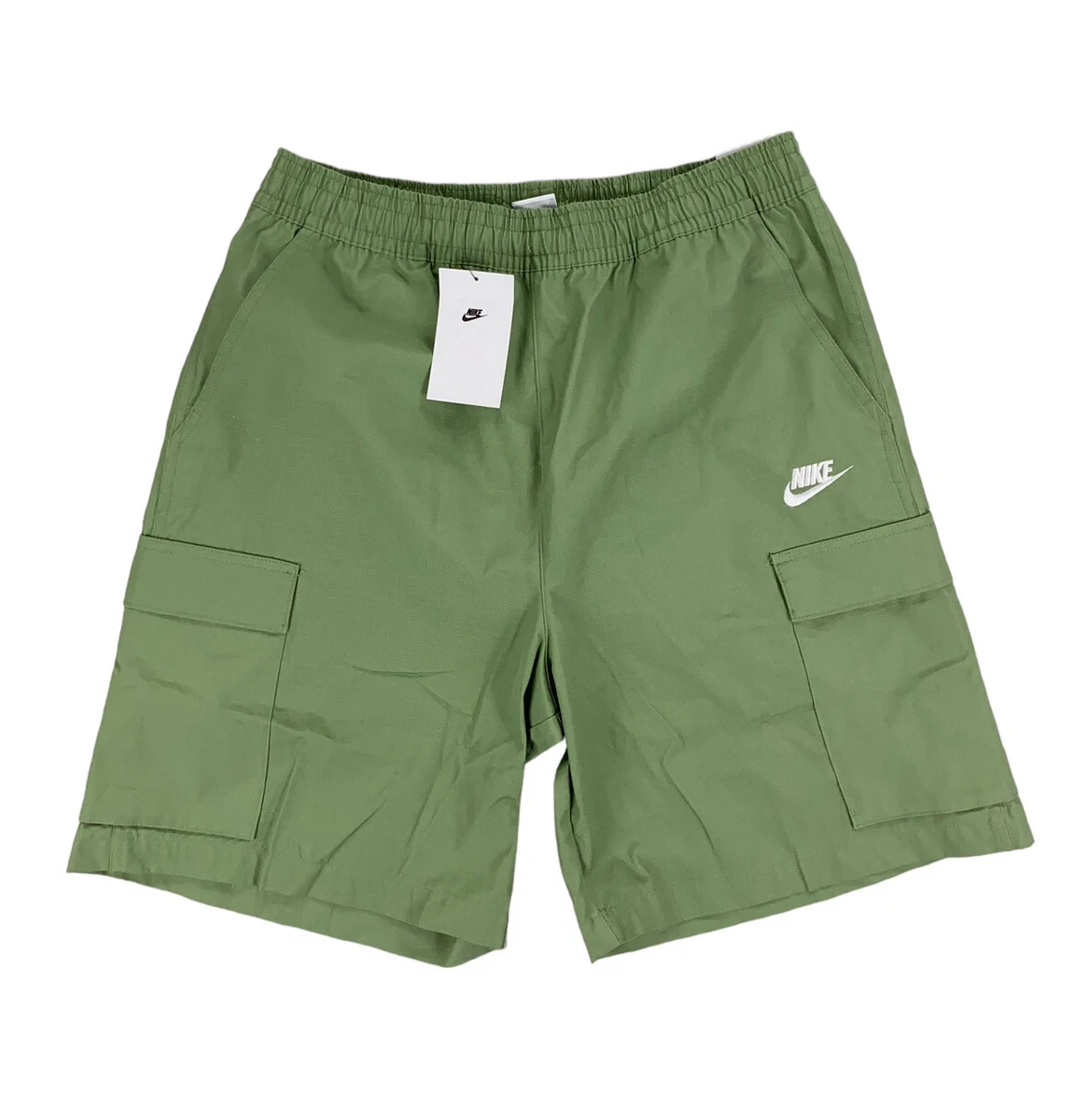 Green and white shop nike shorts