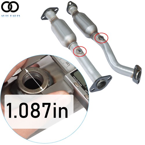 For Infiniti QX56 2005 2006 5.6L Manifold Catalytic Converters Front Rear All 4 - Picture 9 of 13