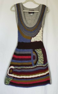 Desigual-Chucha-Knitted-Sweater-Dress-Multicolor-Medium