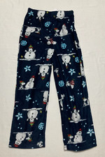 Peanuts Sleep Pants Navy Christmas L