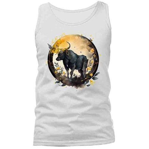 Camiseta sin mangas gráfica astrológica horóscopo signo del zodiaco de Tauro - Imagen 11 de 11