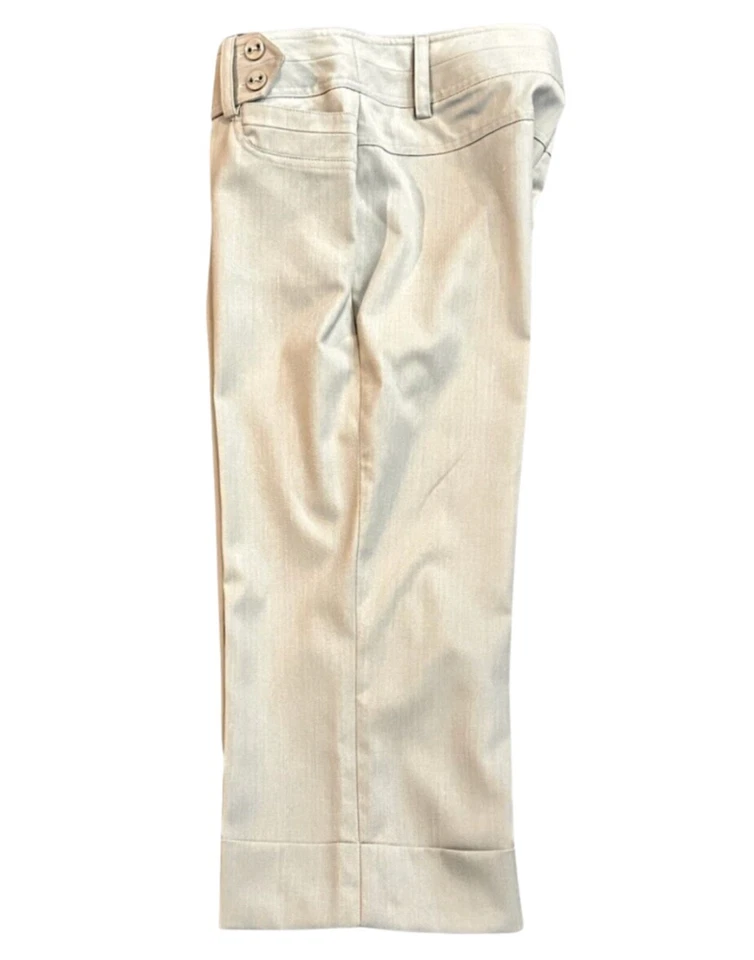 Mujer Beige Capris Bolsillos Cintura Ancha Studio 1940 Talla 8 Foto 2 de 4