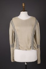 Just Cavalli Ivory Lagenlook Embroidered Knit...