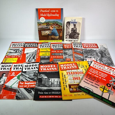 Model Trains Practical Guide To Railroading Magazine Lot (1952, 1959-1962, 1964)