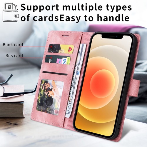 Luxury Leather Magnetic Wallet Cover Case For S25 S24 S22 S23 S21 S20 Ultra S10 - 第 4/17 張圖片