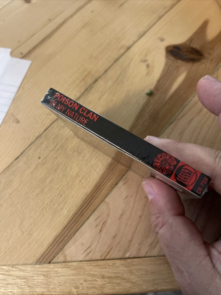 NOS Sealed Poison Clan In My Nature Cassette Single 1991 Foto 2 de 4