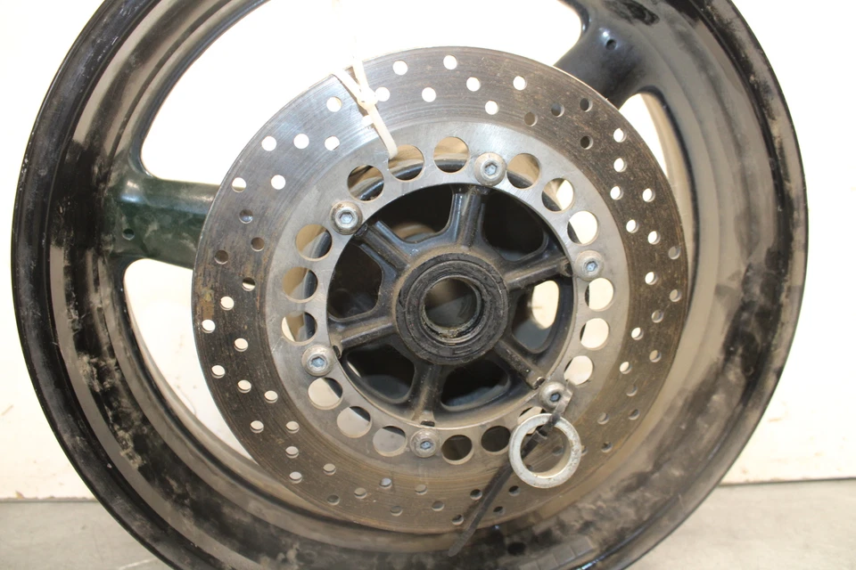 91-93 YAMAHA FZR1000 REAR WHEEL BACK RIM BB28 - Image 3 of 4