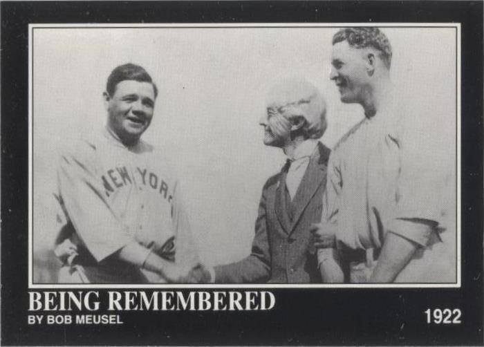 1992 Megacards The Babe Ruth Collection - Babe Ruth Bob Meusel Kenesaw Mountain Landis #159 - 1 of 1