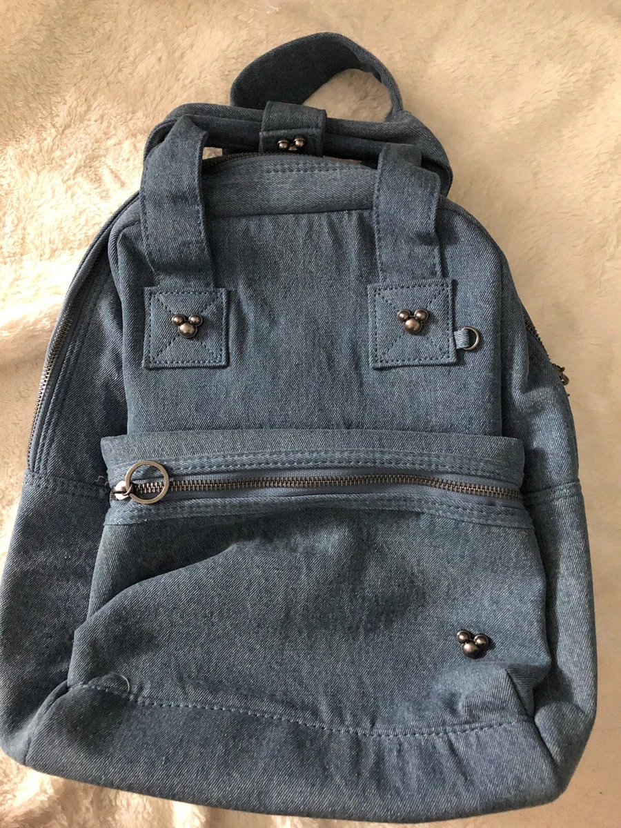 Mickey mouse store denim backpack