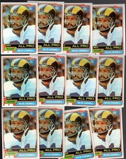 1981 Topps LOT of (12) #120 NOLAN CROMWELL ALL PRO NM+ Los Angeles RAMS  2nd Yr