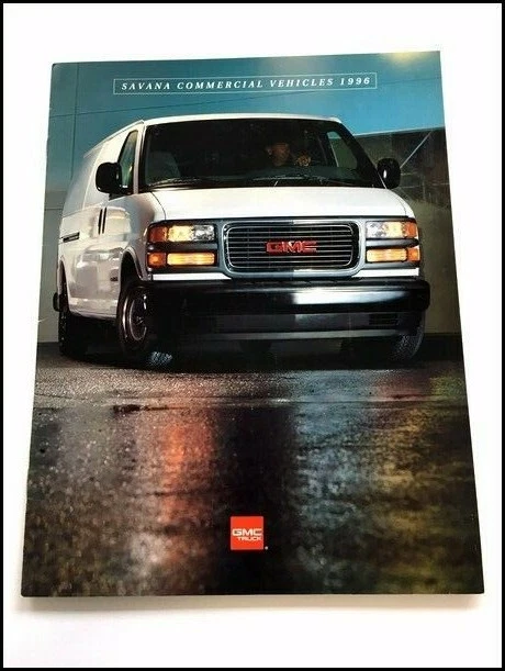 1996 GMC Savana Van Cargo Original Car Sales Brochure Catalog | eBay