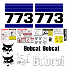 Bobcat 773 Skid Steer Set Vinyl Decal Sticker - 25 PC