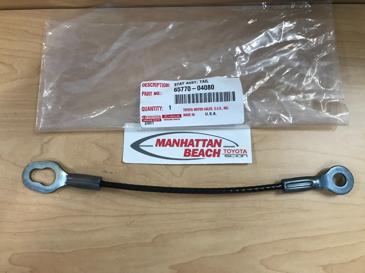 GENUINE OEM TOYOTA 16-22 TACOMA TAIL GATE STAY CABLE 65770-04080