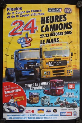 Original 2003 Le Mans programme with the official poster :: 24 Heures du Mans