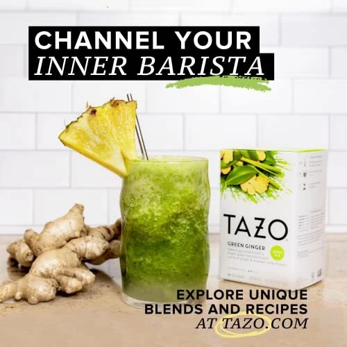 Bolsas de té té té verde jengibre verde paquete de 6 20 unidades Foto 3 de 4