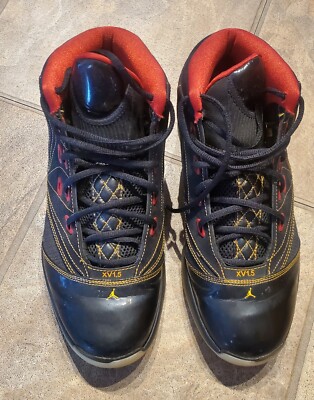 Nike Air Jordan 16.5 Team XV1.5 Back Red 375387-061 Men's Shoes