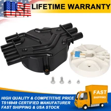 Distributor Cap & Rotor Brass Terminals Kit For Chevy GMC Vortec DR475 DR331 V8