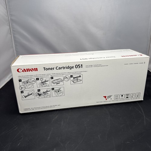 Genuine Canon 051 Black Toner Ink Cartridge, LBP160, (New, Sealed) - Picture 4 of 5