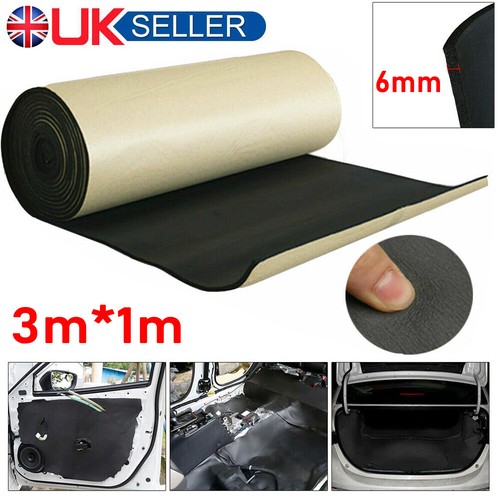 3M*1M Car Sound Proof Deadening Mat Heat Insulation Foam Floor Hood