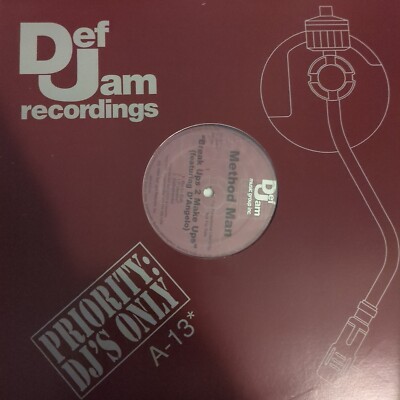 Method Man   Break Ups 2 Make Ups 12'' US Vinyl 1998 WU-TANG