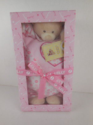 PLUSH ZEROTRE VENTURELLI ANGELO GOOD NIGHT DOLL BEAR PINK - Newborn