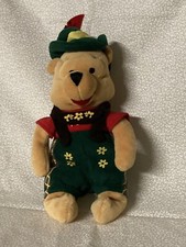 Disney Beanie Babies Winnie The Pooh German Leiderhosen