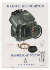 Hasselblad 503CW - Advertising Postcard Franked 1996