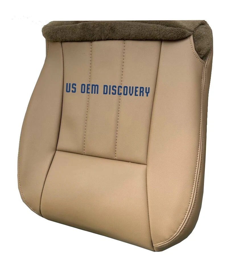 Cubierta de asiento de cuero sintético bronceada inferior del conductor para Jeep Cherokee 1998 1997 Foto 3 de 4