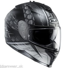 HJC IS 17 Casco da moto viso intero nero/grigio/fluo Enver - costava £180