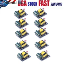10x Mini AC-DC 110V 120V 220V 230V To 5V Converter Board Module Power Supply USA